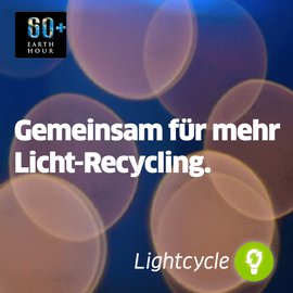 Grafik zum Lichtkunstfestival "deLight" am Earth Hour Day