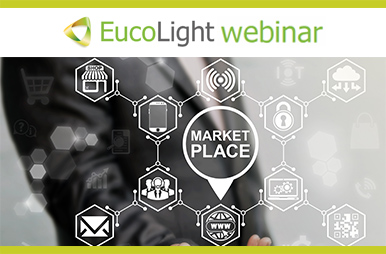 Einladungskarte zum EucoLight-Webinar März 2022