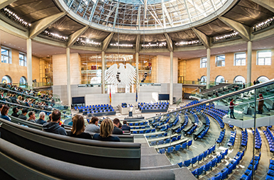 Foto des Plenums Bundestag